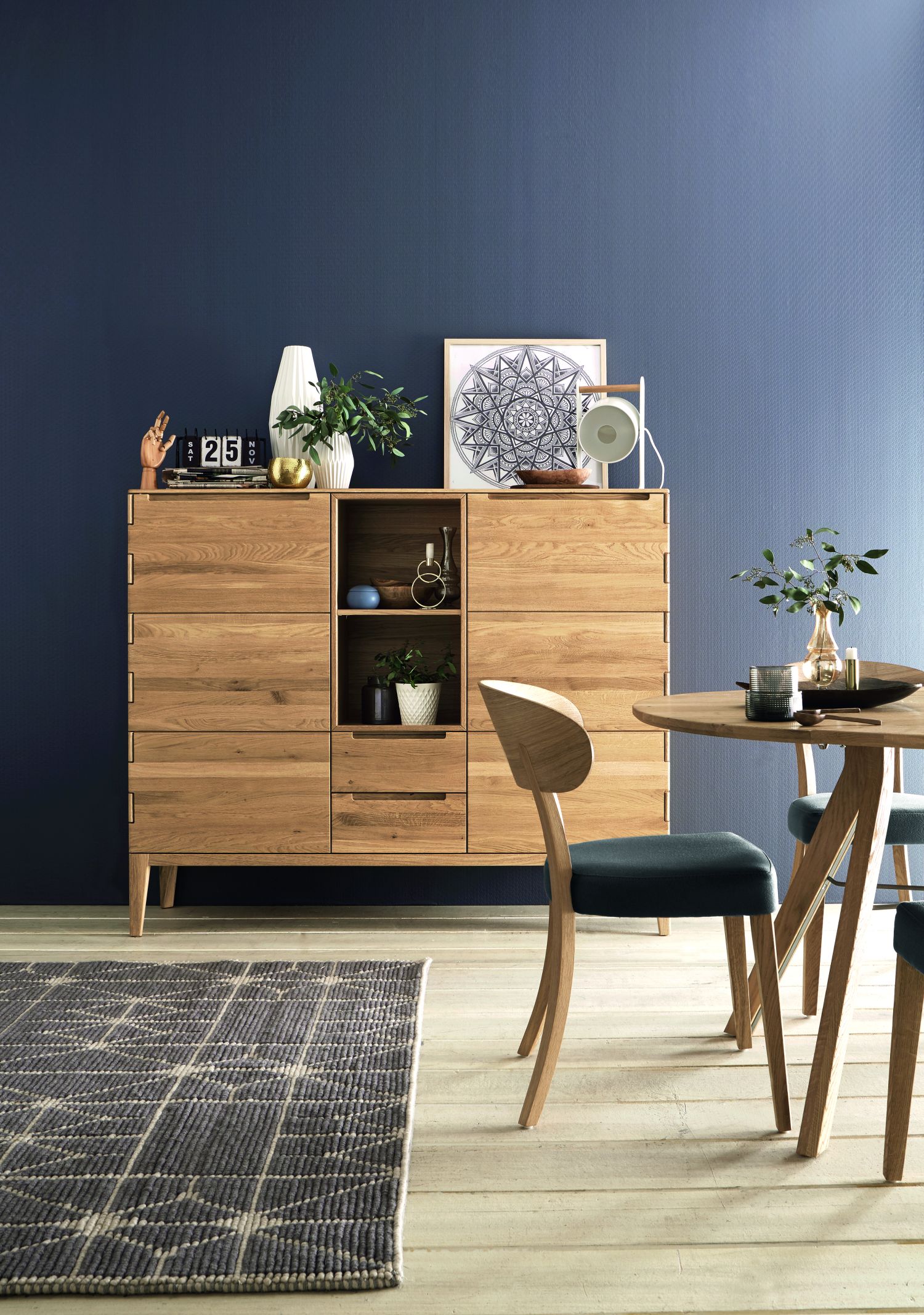 Szafka RTV ORA 1850 Zakor dąb piaskowy do salonu na wysokich